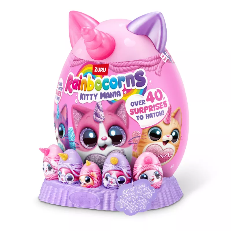 Plüschtier Zuru Rainbocorns Kitty Mania, mehrfarbig, ab 3 Jahren