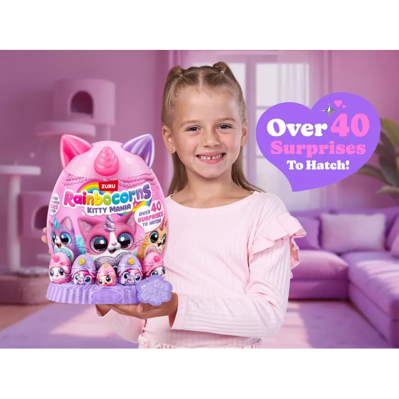 Plüschtier Zuru Rainbocorns Kitty Mania, mehrfarbig, ab 3 Jahren