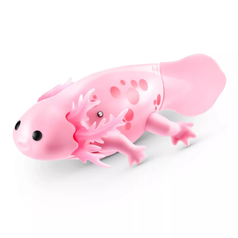 Stofftier Zuru Pets Alive Schwimmende Axolotl Plüschtier, Katzenspielzeuggröße, Modell 9556UQ1