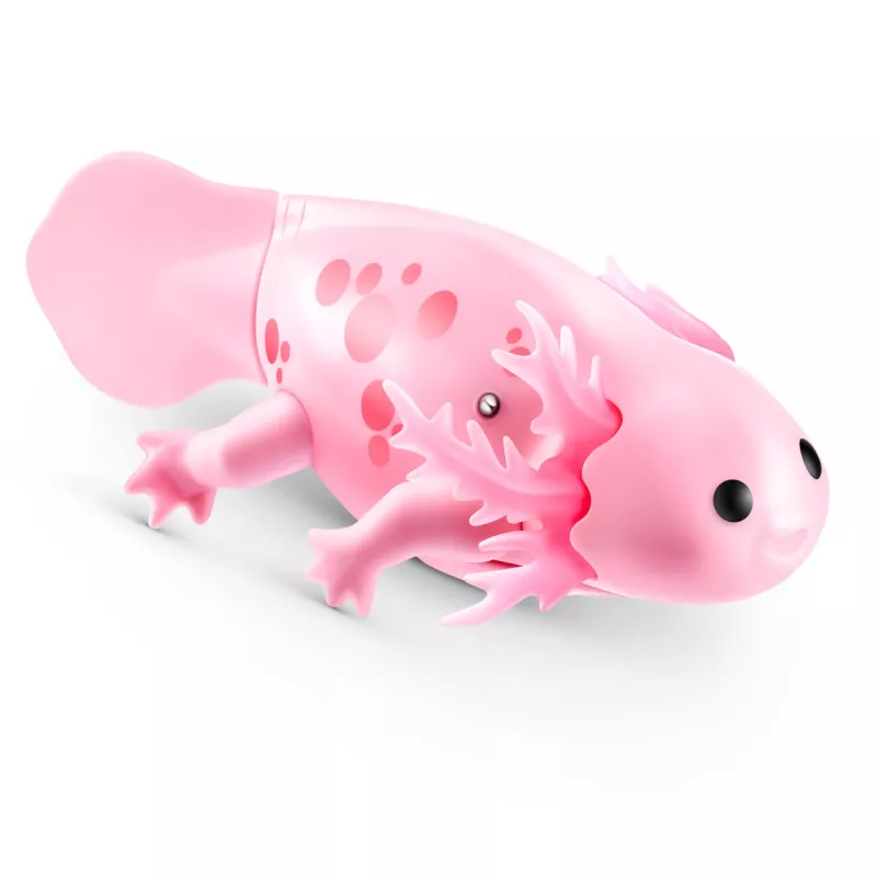 Stofftier Zuru Pets Alive Schwimmende Axolotl Plüschtier, Katzenspielzeuggröße, Modell 9556UQ1