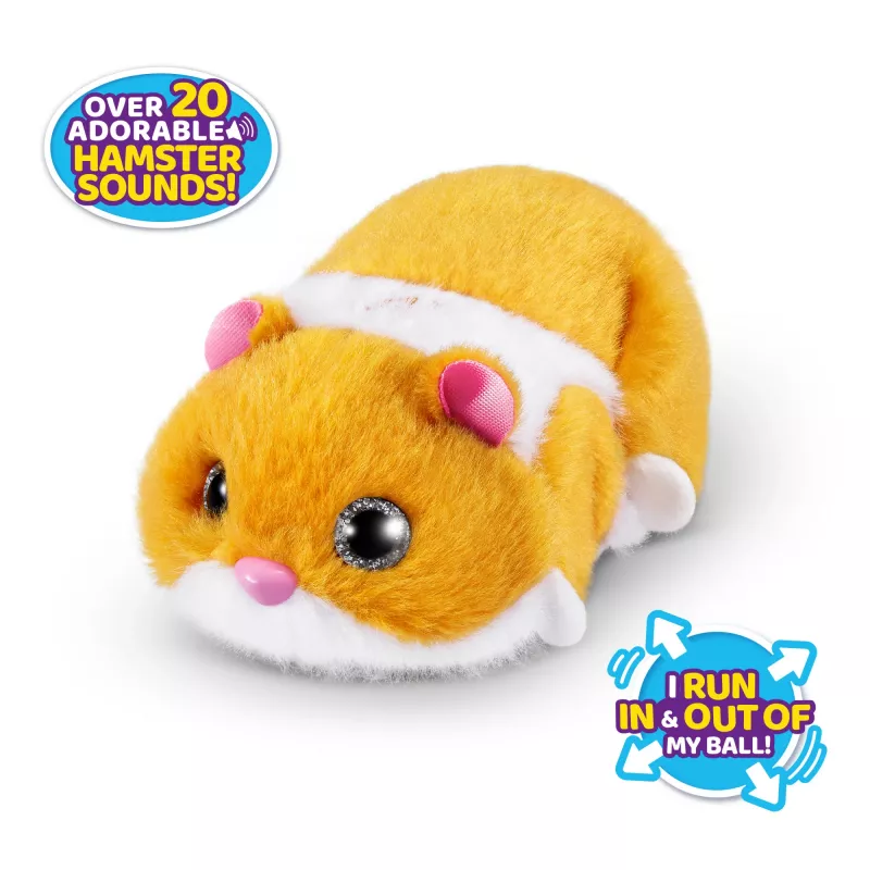 Spielzeughamster Zuru Pets Alive Hamster Mania — batteriebetriebener interaktiver Hamster, ab 3 Jahren, AAA