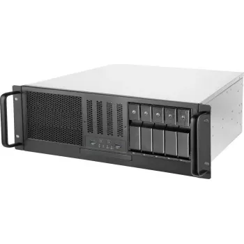Rack-Gehäuse SILVERSTONE SST-RM41-H08 8-Bay 1U Server-Chassis – kompaktes Rackmount-Gehäuse
