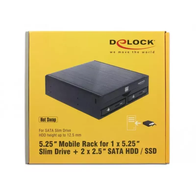 ODD-Einbaurahmen DeLOCK 47230 13,3 cm (5,25 Zoll)