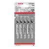 Bosch 2 608 636 431 Stichsäge-/Scrollsäge-/Säbelsägeblatt Stichsägeblatt Bimetall 5 Stück