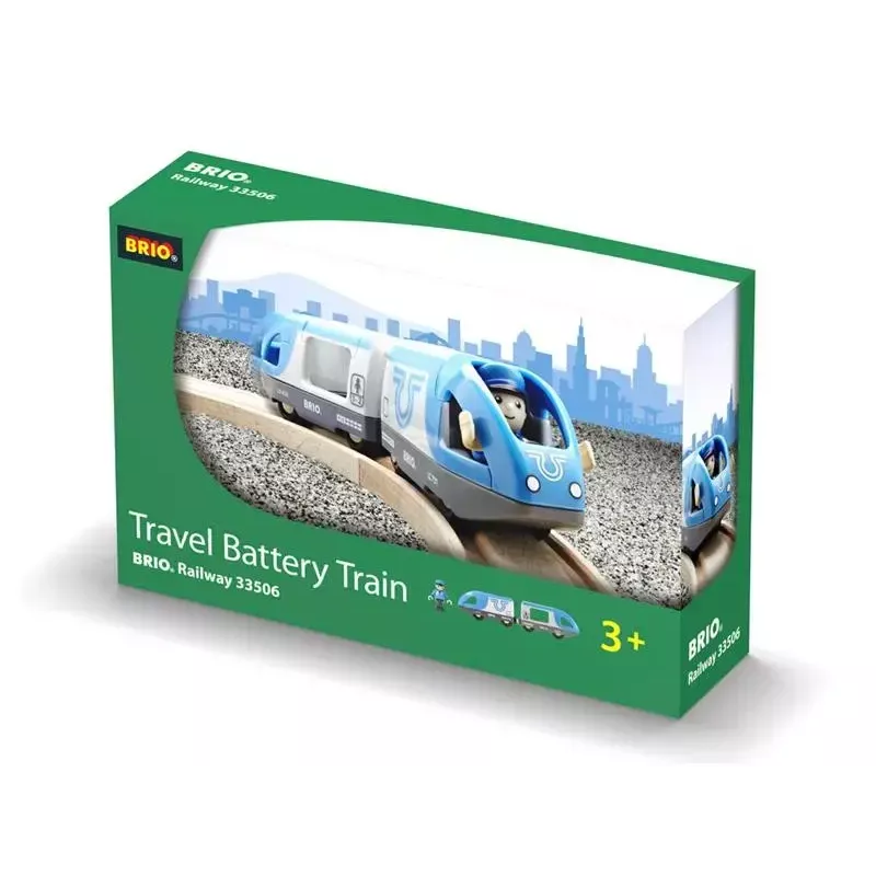 Spielzeug-Fahrzeugschienen-Zubehör BRIO 33506 — 3-teilig, mehrfarbig, AAA-Batterie