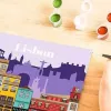 Puzzlekit Ravensburger CreArt Colorful Lisbon — Malen-nach-Zahlen-Puzzle, Modell 25522