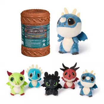 Plüsch-Sammler-Drachenfigur Spin Master How to Train Your Dragon – Totem-Design, weiche Figur, sortierte Varianten