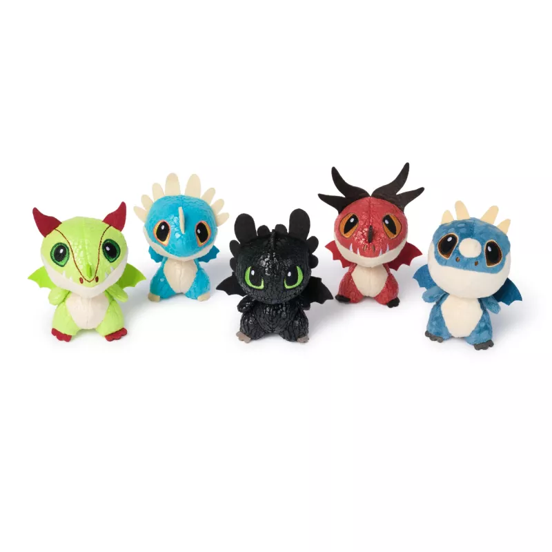 Plüsch-Sammler-Drachenfigur Spin Master How to Train Your Dragon – Totem-Design, weiche Figur, sortierte Varianten