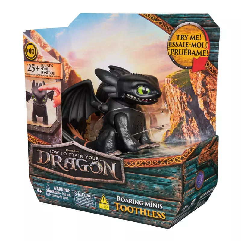 Interaktive Mini-Figur Ohnezahn Spinmaster – Drachenzähmen leicht gemacht, Soundeffekte, Modell 6074239