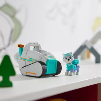 Fahrzeug Spinmaster PAW Patrol Everests Schneepflug – Kunststoff, für Kinder ab 3 Jahren, türkis/weiß