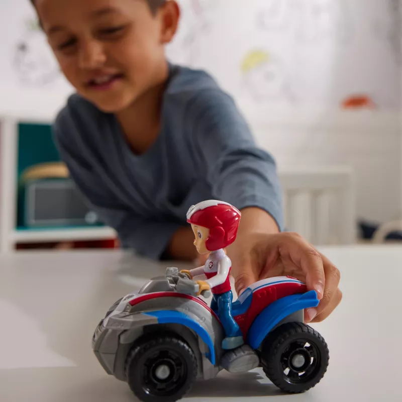 PAW Patrol, Ryders ATV-Spielzeugfahrzeug mit sammelbarer Actionfigur, nachhaltig ausgerichtetes Kinderspielzeug für Jungen und Mädchen ab 3 Jahren