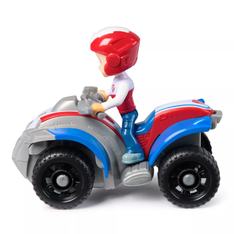 PAW Patrol, Ryders ATV-Spielzeugfahrzeug mit sammelbarer Actionfigur, nachhaltig ausgerichtetes Kinderspielzeug für Jungen und Mädchen ab 3 Jahren