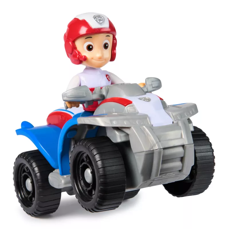 PAW Patrol, Ryders ATV-Spielzeugfahrzeug mit sammelbarer Actionfigur, nachhaltig ausgerichtetes Kinderspielzeug für Jungen und Mädchen ab 3 Jahren