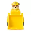 PAW Patrol, Rubbles Bulldozer Spielzeug-LKW mit Sammel-Actionfigur, nachhaltig bewusste Kinderspielzeuge für Jungen & Mädchen ab 3 Jahren