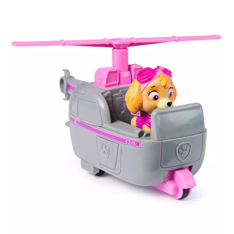 PAW Patrol, Skyes Helikopter, Spielzeugfahrzeug mit Sammelfigur, nachhaltig hergestelltes Kinderspielzeug für Jungen & Mädchen ab 3 Jahren