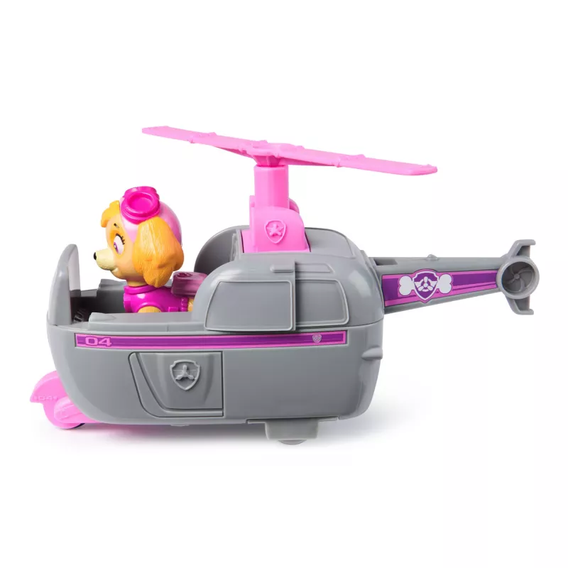 PAW Patrol, Skyes Helikopter, Spielzeugfahrzeug mit Sammelfigur, nachhaltig hergestelltes Kinderspielzeug für Jungen & Mädchen ab 3 Jahren