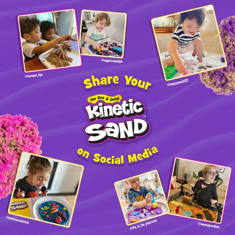 Kinetisches Sand-Set für Kinder Spinmaster Mold n’ Flow 1,5 lb Rot & Türkis mit 3 Werkzeugen (ab 3 Jahren)