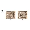 Holz-Labyrinth-Brettspiel Ravensburger BRIO Labyrinth Boards, schwarz, 273×228×9 mm, ab 6 Jahren