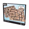 Holz-Labyrinth-Brettspiel Ravensburger BRIO Labyrinth Boards, schwarz, 273×228×9 mm, ab 6 Jahren