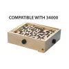 Holz-Labyrinth-Brettspiel Ravensburger BRIO Labyrinth Boards, schwarz, 273×228×9 mm, ab 6 Jahren