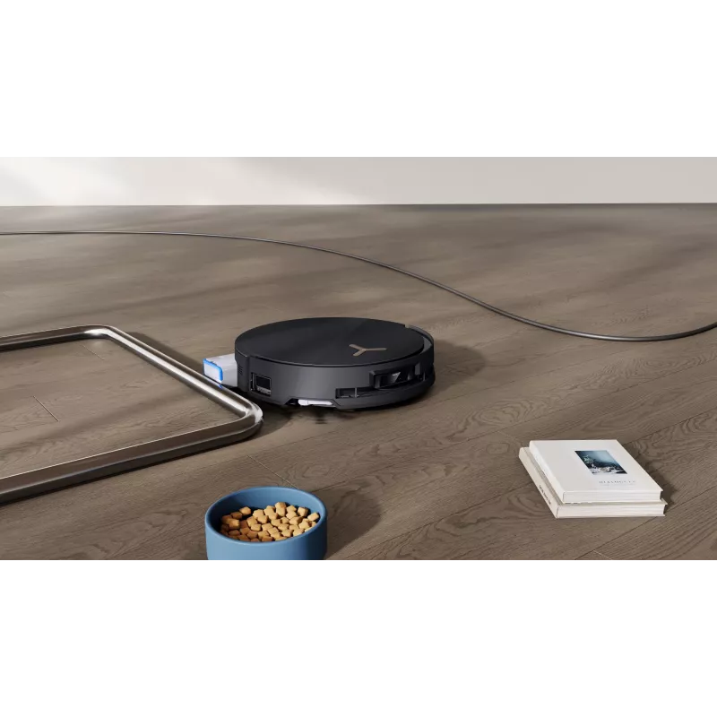 Saugroboter Ecovacs Deebot X8 Pro Omni, schwarz, Staubbeutel 0,22 L, Laufzeit 145 min, Li-Ion 6400 mAh