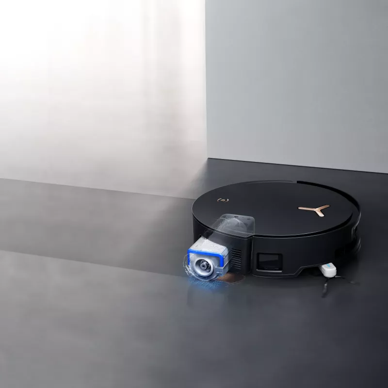 Saugroboter Ecovacs Deebot X8 Pro Omni, schwarz, Staubbeutel 0,22 L, Laufzeit 145 min, Li-Ion 6400 mAh