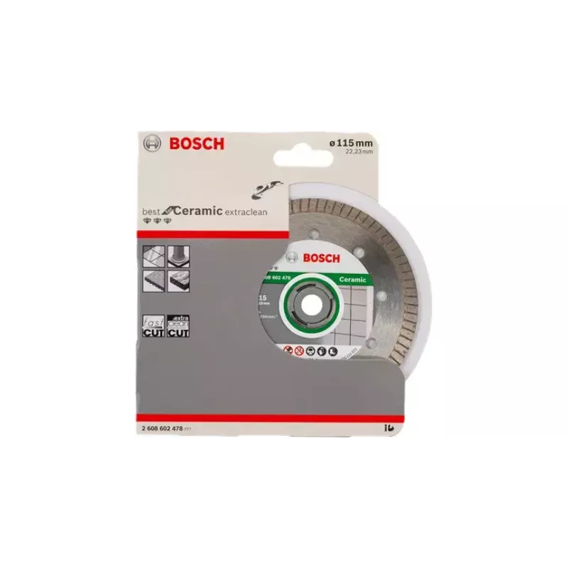 Diamanttrennscheibe Bosch Best for Ceramic Extra Clean Turbo 12,5 cm