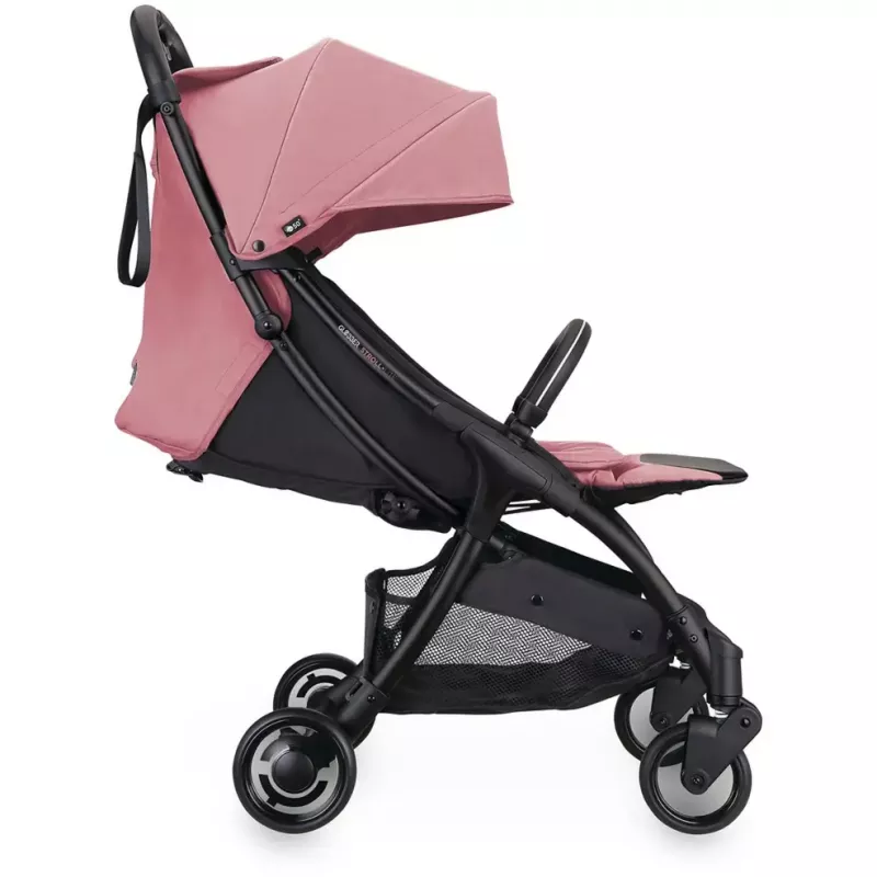 Stroller GLOBBER Stroll Lite pink – kompakter leichter faltbarer Kinderwagen