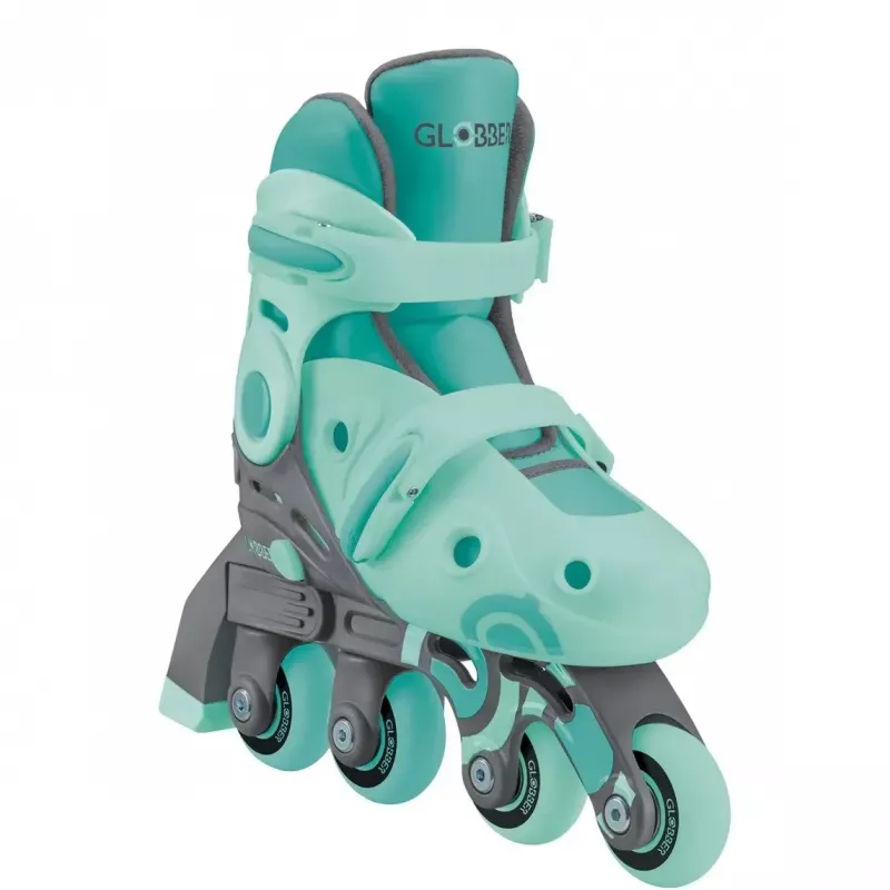 Skates GLOBBER Learning Skates 2 in 1 Größe 26–29 mint — verstellbare Lern-Skates für Kinder