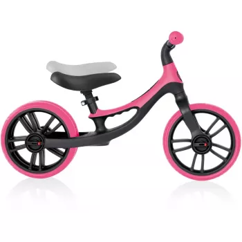 Kinderfahrrad GLOBBER Go Bike Elite Duo Sitz höhenverstellbar leicht rosa