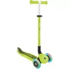 Tretroller GLOBBER Go-Up Active Lights — höhenverstellbar, LED-Lichter, limette