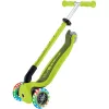 Tretroller GLOBBER Go-Up Active Lights — höhenverstellbar, LED-Lichter, limette