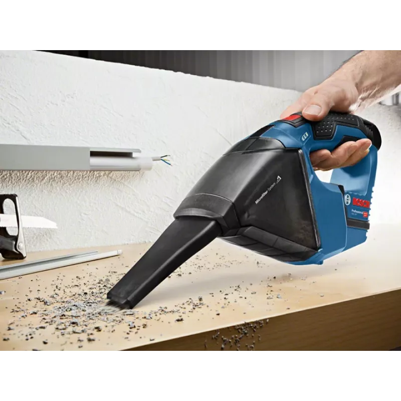 Bosch GAS 12V Handstaubsauger Schwarz, Blau Beutellos