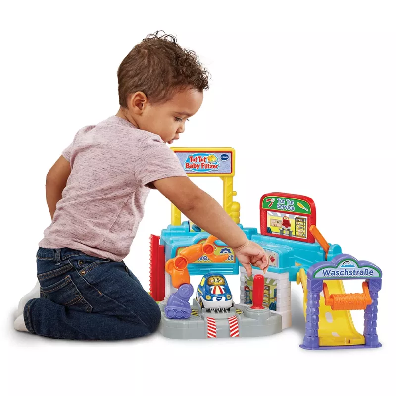 VTech Tut Tut Baby Flitzer Autowerkstatt Spielset – interaktive Spielzeugfahrzeuge