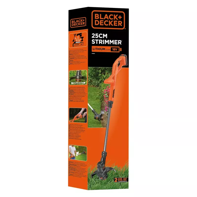 Rasentrimmer Black & Decker ST182320-QW 18V Lithium-Ionen 1,6mm