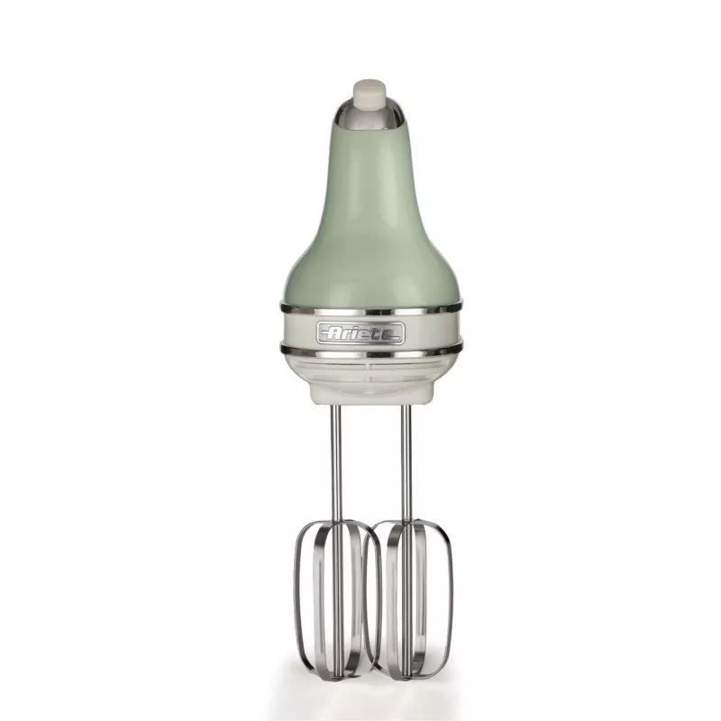 Ariete 1548 Mixer Vintage, 450W, 5 Geschwindigkeiten, Turbofunktion, 2 Schneebesen, Grün