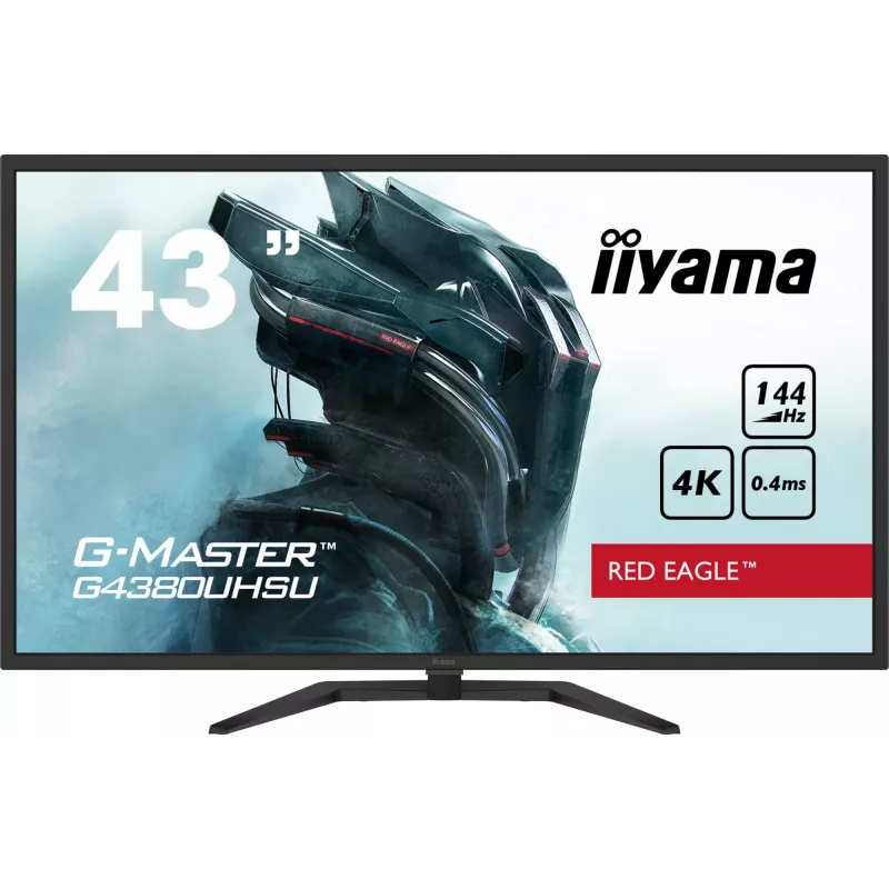iiyama G-MASTER G4380UHSU-B1 Computer Monitor 108 cm (42,5 Zoll) 3840 x 2160 Pixel 4K Ultra HD LED Schwarz