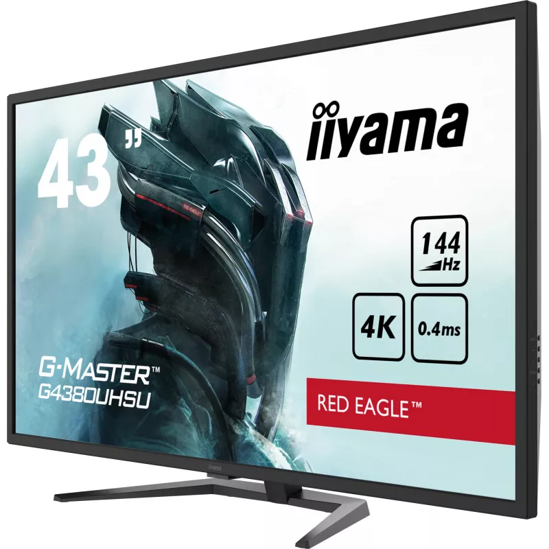 iiyama G-MASTER G4380UHSU-B1 Computer Monitor 108 cm (42,5 Zoll) 3840 x 2160 Pixel 4K Ultra HD LED Schwarz