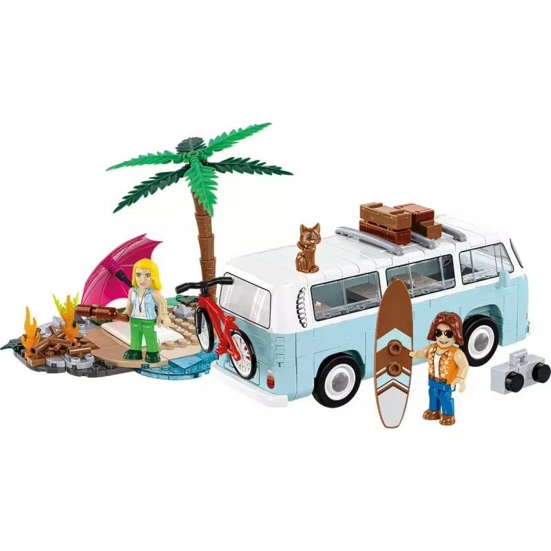 Konstruktionsspielzeug Cobi Volkswagen T2a Maßstab 1:35 Modellbausatz — Sammler-Bausteinset