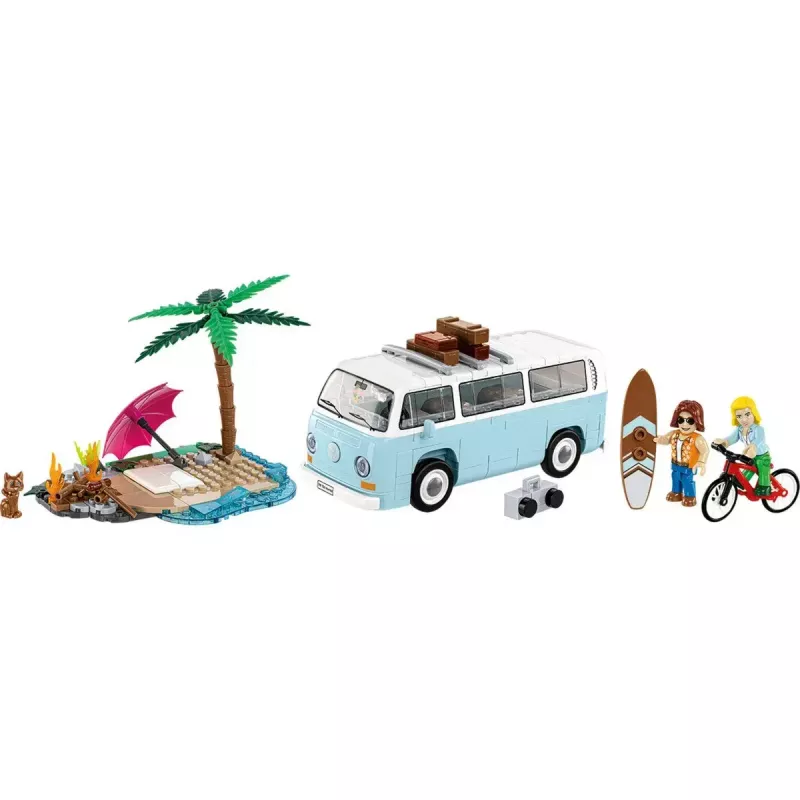 Konstruktionsspielzeug Cobi Volkswagen T2a Maßstab 1:35 Modellbausatz — Sammler-Bausteinset