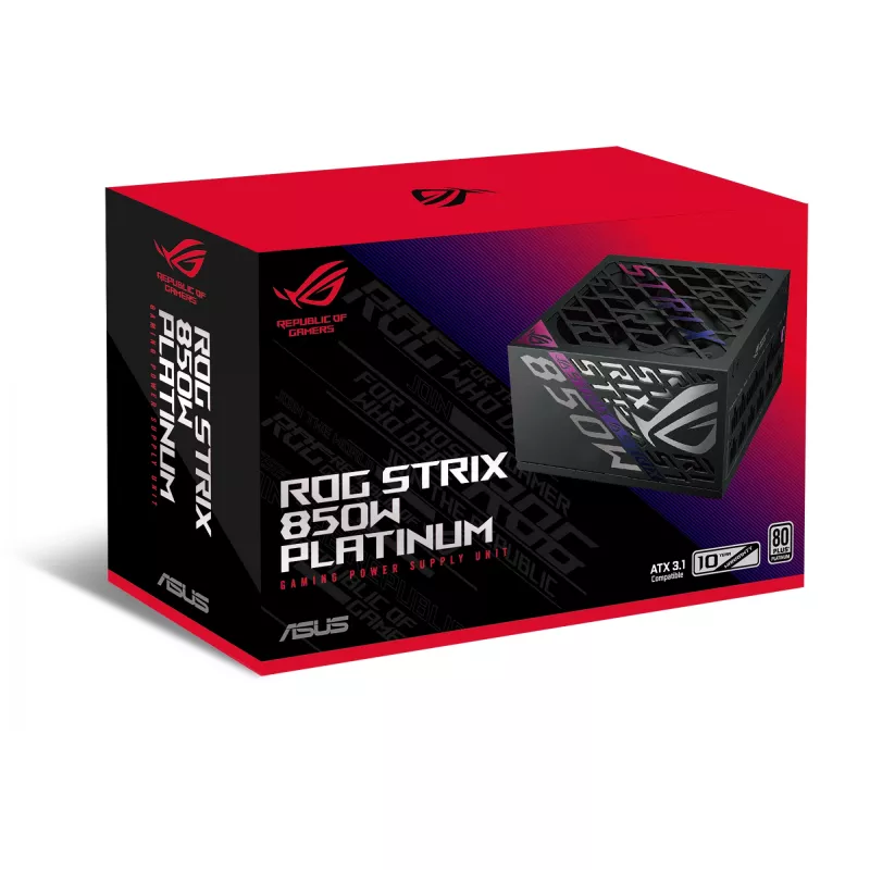 ASUS ROG -STRIX-850P-GAMING Netzteil 850 W 20+4 pin ATX ATX Schwarz