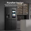 Hisense Side-by-Side-Kühlschrank RQ760N4IFE – Freistehender Multi-Door, 577 L Gesamtkapazität, Schwarz
