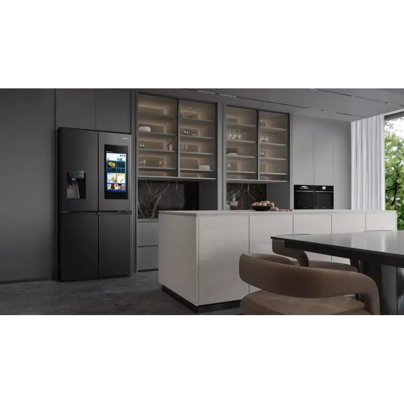 Hisense Side-by-Side-Kühlschrank RQ760N4IFE – Freistehender Multi-Door, 577 L Gesamtkapazität, Schwarz