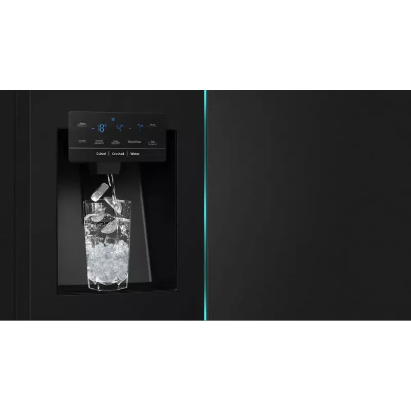 Hisense Side-by-Side-Kühlschrank RQ760N4IFE – Freistehender Multi-Door, 577 L Gesamtkapazität, Schwarz