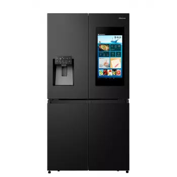 Hisense Side-by-Side-Kühlschrank RQ760N4IFE – Freistehender Multi-Door, 577 L Gesamtkapazität, Schwarz