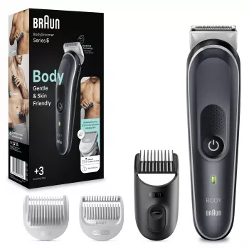 Braun BodyGroomer Body groomer 5 BG5340, mit SkinShield-Technologie und 2 Aufsätzen