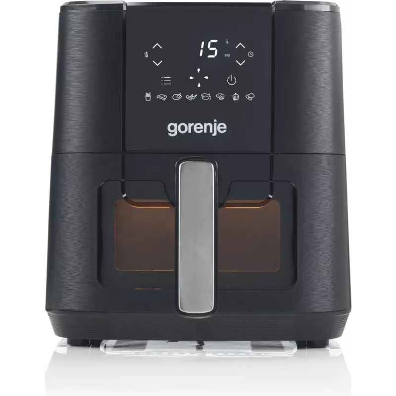 Gorenje AF1350DWB Einzel 5,4 L Standgerät 1350 W Heißluftfritteuse Schwarz