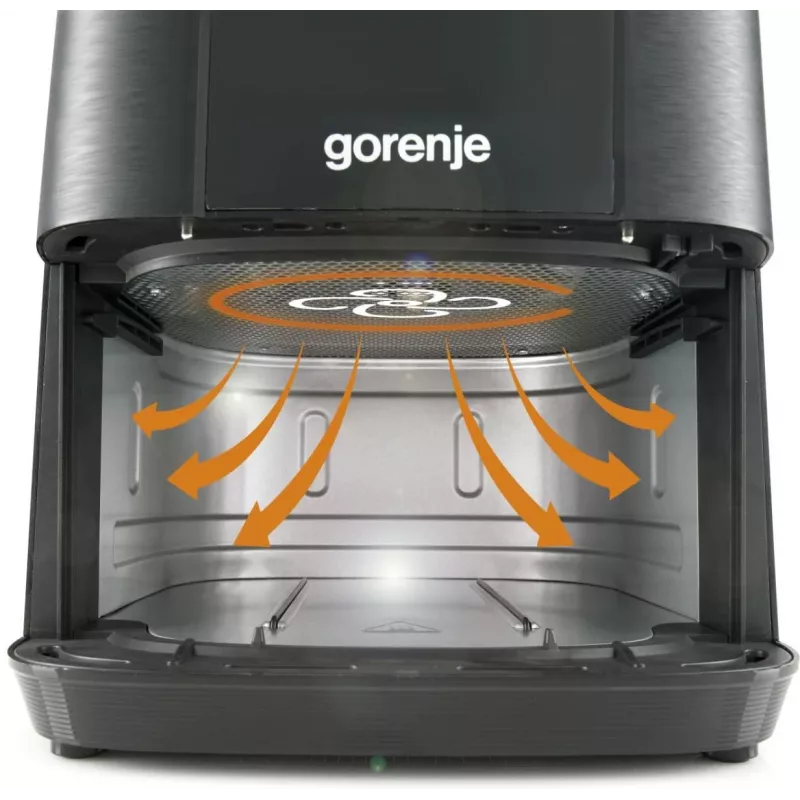 Gorenje AF1350DWB Einzel 5,4 L Standgerät 1350 W Heißluftfritteuse Schwarz