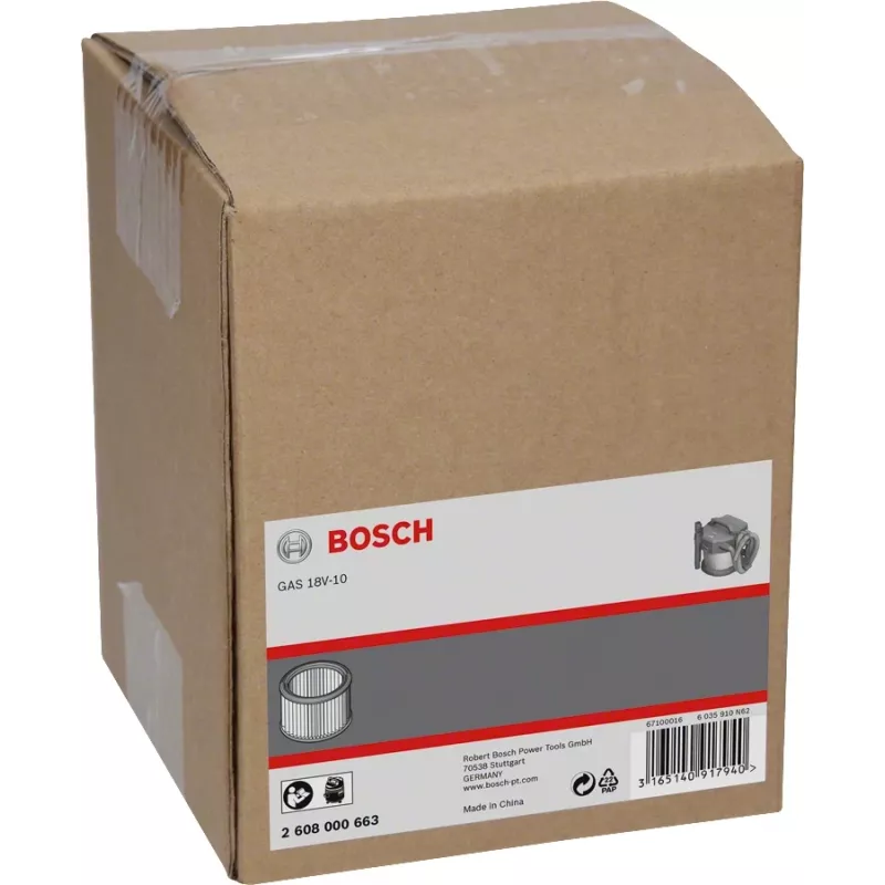 Bosch 2 608 000 663 Staubsaugerzubehör Filter