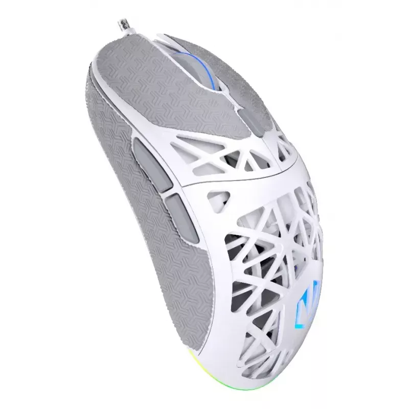 Kabelgebundene Gaming-Maus ENDORFY LIV Onyx White — beidhändig, optisch 12000 DPI, 6 Tasten, 1,8 m Kabel